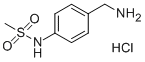 N-[4-(氨基甲基)苯基]甲烷磺酰胺盐酸盐结构式_128263-66-1结构式