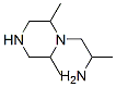 (9ci)--alpha-,2,6-三甲基-1-哌嗪乙胺结构式_128364-95-4结构式