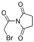 (9ci)-1-(溴乙酰基)-2,5-吡咯烷二酮结构式_128464-32-4结构式