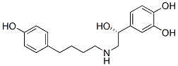 (R)-4-[1-羟基-2-[[4-(4-羟基苯基)丁基]氨基]乙基]-1,2-苯二醇结构式_128470-16-6结构式