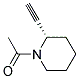 (s)-1-乙酰基-2-乙炔哌啶结构式_128960-04-3结构式