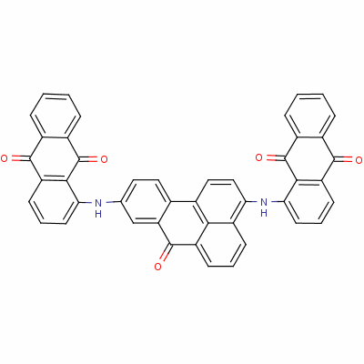 9,10-Anthracenedione, 1,1-[(7-oxo-7h-benz[de]anthracene-3,9-diyl)diimino]bis- Structure,129-22-6Structure