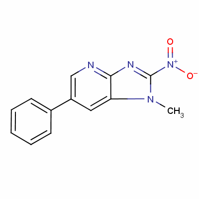 1-Methyl-2-nitro-6-phenylimidazo[4,5-b]pyridine Structure,129018-59-3Structure