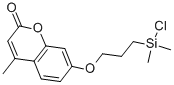 7-[3-(氯二甲基甲硅烷基)丙氧基-4-甲基香豆素结构式_129119-77-3结构式