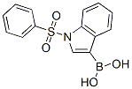 1-(苯磺酰基)-3-吲哚硼酸结构式_129271-98-3结构式