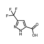 5-Trifluoromethyl-2H-pyrazole-3-carboxylic acid Structure,129768-28-1Structure