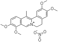 去氢紫堇碱硝酸盐结构式_13005-09-9结构式