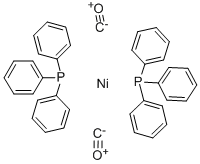 Bis(triphenylphosphine)dicarbonylnickel Structure,13007-90-4Structure