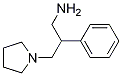 (1-苯基-2-吡咯烷乙基)甲胺结构式_130110-09-7结构式