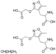 (R,s)-2-amino-3-[3-(carboxymethoxy)-5-methyl-isoxazol-4-yl]-propionic acid, sesquihydrate Structure,130146-18-8Structure