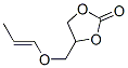 4-(1-丙烯氧基甲基)-1,3-二噁烷-2-酮结构式_130221-78-2结构式