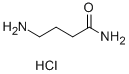 4-氨基丁酰胺盐酸盐结构式_13031-62-4结构式