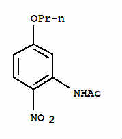 4-丙氧基-2-硝基乙酰苯胺结构式_130349-21-2结构式