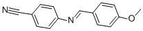 4-[(4-Methoxybenzylidene)amino]benzonitrile Structure,13036-19-6Structure