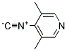 (9CI)-4-异氰基-3,5-二甲基-吡啶结构式_130670-82-5结构式