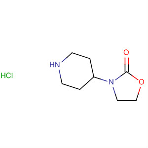 3-(哌啶-4-基)恶唑烷-2-酮盐酸盐结构式_130818-98-3结构式