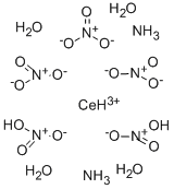 硝酸二铵铈(III)四水结构式_13083-04-0结构式