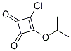 3-氯-4-(1-甲基乙氧基)-3-环丁烯-1,2-二酮结构式_130837-47-7结构式