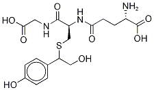 S-[2-hydroxy-1-(4-hydroxyphenyl)ethyl]-l-glutathione Structure,1309781-40-5Structure