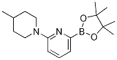 2-(4-Methyl-1-piperidinyl)-6-(4,4,5,5-tetramethyl-1,3,2-dioxaborolan-2-yl)pyridine Structure,1310383-51-7Structure