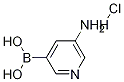 (5-氨基吡啶-3-基)硼酸盐酸盐结构式_1310384-34-9结构式