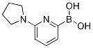 (6-(吡咯烷-1-基)吡啶-2-基)硼酸结构式_1310404-18-2结构式