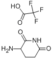 4-氨基哌啶-2,6-二酮 2,2,2-三氟乙酸酯结构式_131052-72-7结构式