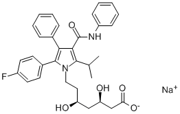 阿托伐他汀(3R,5S)-异构体钠结构式_131275-93-9结构式