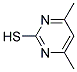 (9ci)-4,6-二甲基-2-嘧啶硫醇结构式_131321-42-1结构式