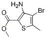 3-氨基-4-溴-5-甲基-噻吩-2-羧酸甲酯结构式_1313712-49-0结构式