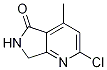 2-氯-4-甲基-6,7-二氢-5H-吡咯并[3,4-b]吡啶-5-酮结构式_1315544-70-7结构式