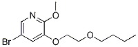 5-溴-3-(2-丁氧基乙氧基)-2-甲氧基吡啶结构式_1315545-09-5结构式