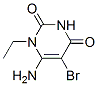 6-氨基-5-溴-1-乙基嘧啶-2,4(1h,3h)-二酮结构式_131598-61-3结构式