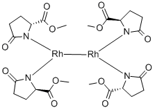 二铑催化剂结构式_131796-58-2结构式