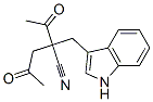 4-乙酰基-4-氰基-5-(3-吲哚)戊烷-2-酮结构式_131920-07-5结构式