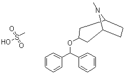 Benztroplne Mesylate Structure,132-17-2Structure
