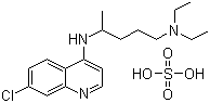 硫酸氯喹结构式_132-73-0结构式