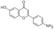 2-(4-氨基苯基)-6-羟基苯并吡喃-4-酮结构式_132018-32-7结构式