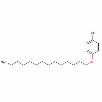 P-十四氧基苯酚结构式_13224-40-3结构式
