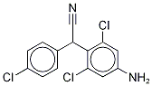 4-氨基-2,6-二氯-α-(4-氯苯基)苯乙腈结构式_132252-58-5结构式