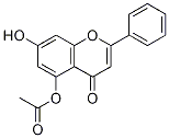 5-乙酰氧基-7-羟基黄酮结构式_132351-58-7结构式