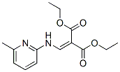 {[(6-甲基-2-吡啶基)氨基]亚甲基}丙二酸二乙酯结构式_13250-95-8结构式