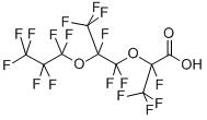 全氟-2,5-二甲基-3,6-二噁壬酸结构式_13252-14-7结构式