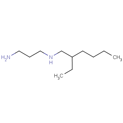 n-(2-乙基己基)-1,3-丙二胺结构式_13281-06-6结构式