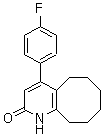 4-(4-Fluorophenyl)-5,6,7,8,9,10-hexahydro-cycloocta[b]pyridin-2(1h)-one Structure,132812-72-7Structure
