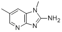 2-氨基-1,6-二甲基咪唑并[4,5-b]吡啶结构式_132898-04-5结构式