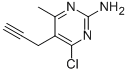 4-Chloro-6-methyl-5-(2-propynyl)-2-pyrimidinamine Structure,132938-37-5Structure