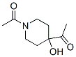 (9ci)-1,4-二乙酰基-4-羟基哌啶结构式_132945-52-9结构式