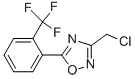 3-(氯甲基)-5-(2-(三氟甲基)苯基)-1,2,4-噁二唑结构式_133144-89-5结构式