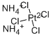 Ammonium hexachloroplatinate Structure,1332-76-9Structure